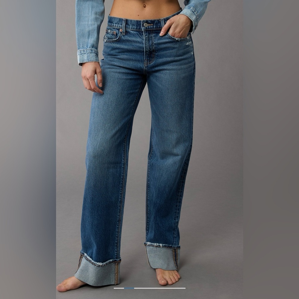American Eagle Outfitters Blue Flare Jeans